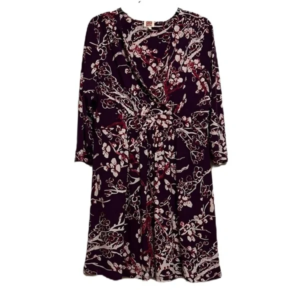 VIVIENNE TAM Dress, Plum Combo Color, Size Large - Picture 1 of 7